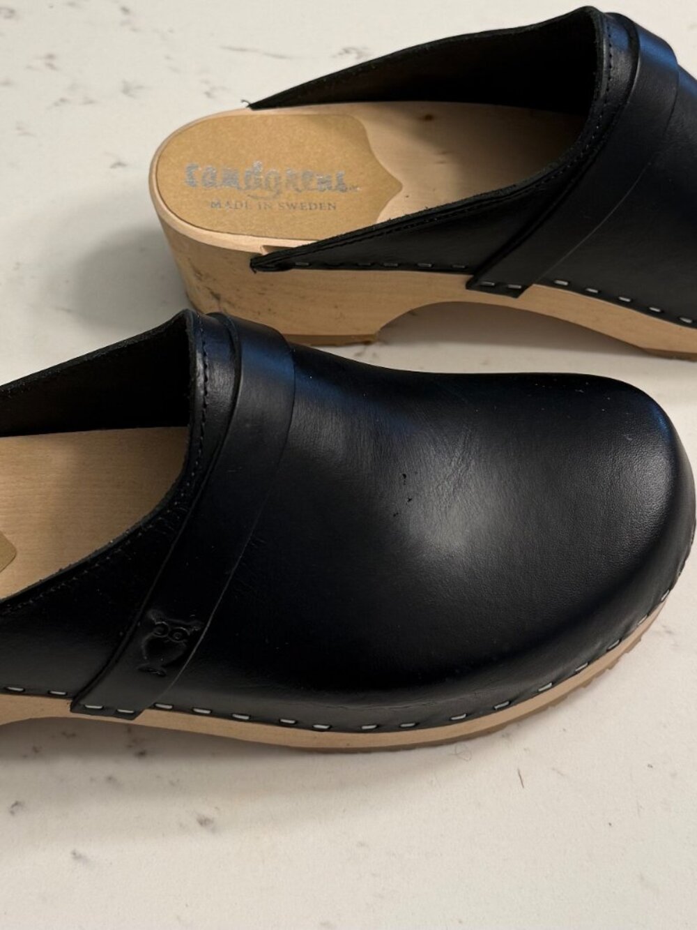Sandgrens Tokio Clogs Black Size 43 - Picture 3 of 6